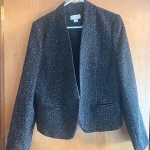 LOFT Black Textured Blazer